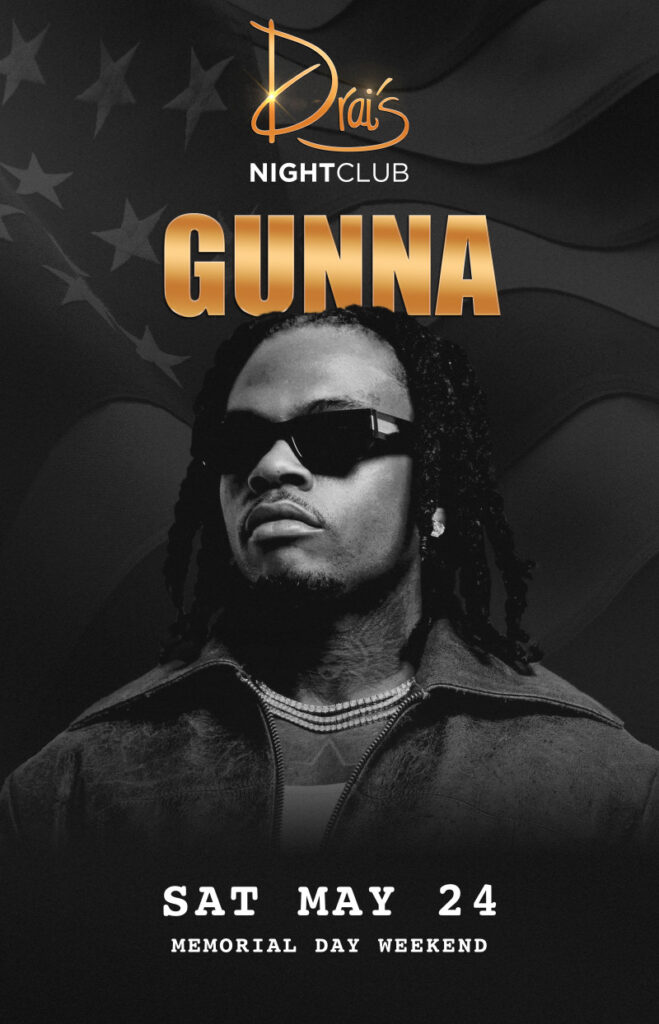 Gunna at Drai's Nightclub in Las Vegas