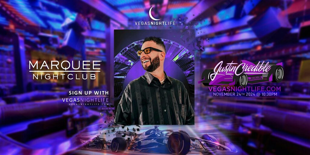 Justin Credible | Las Vegas Race Weekend Sunday Party | Marquee Nightclub