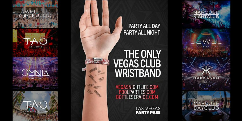 Las Vegas Party Pass | All Access to Multiple Nightclubs & Pool Parties