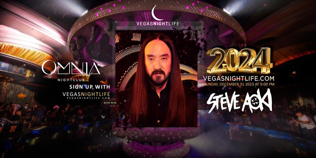 Omnia Las Vegas New Year's Eve Party 2024 w/ Steve Aoki