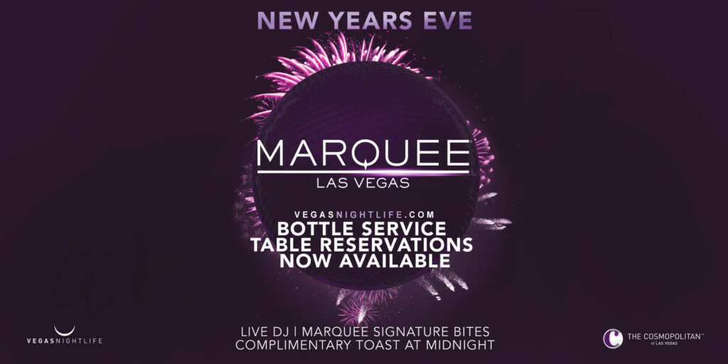 Marquee Vegas NYE 2021 New Year's Eve Party