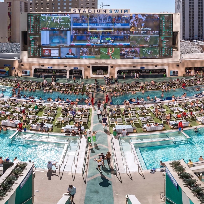 Circa Stadium Swim Sports Pool Circa Stadium Swim Las Vegas Sports Pool