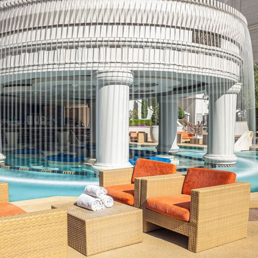 Caesars Palace Fortuna Pool Gaming Tables Fortuna Pool • Poolside Gambling at Caesars Palace