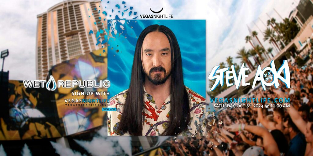 Steve Aoki | Vegas Pool Party Saturday | Wet Republic